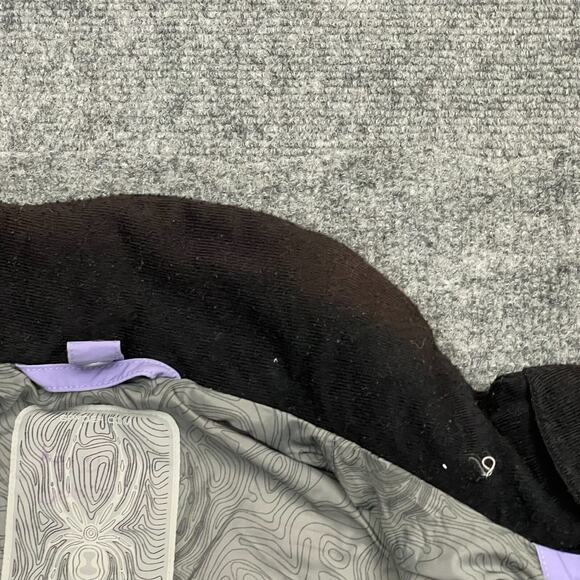 Spyder Windbreaker Jacket Girls 12 Purple White Mock Neck Ski Snowboard - Picture 7 of 14